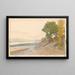 Buis-les-Baronnies, el Ouvèze - Henri Rivière — cuadro enmarcado en la pared