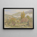 Buis-les-Baronnies valle del Ouvèze - Henri Rivière — cuadro enmarcado en la pared