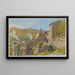en el casco antiguo de Nyons - Henri Rivière — cuadro enmarcado en la pared