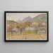Environs de Nyons - Henri Rivière — framed artwork on a wall