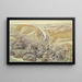 Cliffs of Belle-Île-en-Mer - Henri Rivière — framed artwork on a wall