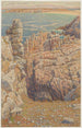 Acantilados de Camaret - Henri Rivière — vista de la obra