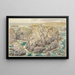 Goulphar, Belle-Île-en-Mer - Henri Rivière — framed artwork on a wall