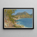 L'anse de l'Arène, Cassis - Henri Rivière — cuadro enmarcado en la pared