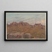 Lever de lune Roc Neven - Henri Rivière — framed artwork on a wall