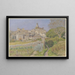 Lourmarin - Henri Rivière — cuadro enmarcado en la pared