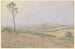 Morgat landes de Lequiffiniec en la niebla - Henri Rivière — vista de la obra