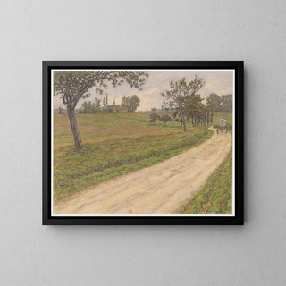 Valle Martin - Henri Rivière — cuadro enmarcado en la pared