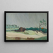 Un matin de pluie - Henri Rousseau — cuadro enmarcado en la pared