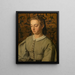 Betsy De Braekeleer, the painter's sister - Henri de Braekeleer — framed artwork on a wall