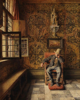 Henri de Braekeleer - The Man in the Chair.webp