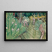 Ballet Scene Painting - Henri de Toulouse-Lautrec — framed artwork on a wall