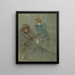 Barmaid - Henri de Toulouse-Lautrec — framed artwork on a wall