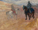 Dos caballeros en armadura - Henri de Toulouse-Lautrec — vista de la obra