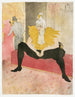 Elles The Seated Clown Mlle Cha-U-Kao - Henri de Toulouse-Lautrec — artwork view