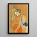 Monsieur Caudieux café-concert performer - Henri de Toulouse-Lautrec — framed artwork on a wall