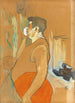 Monsieur Caudieux café-concert performer - Henri de Toulouse-Lautrec — artwork view