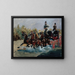 Beautiful memory of the Promenade des Anglais - Henri de Toulouse-Lautrec — framed artwork on a wall