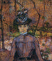 Portrait of Suzanne Valadon - Henri de Toulouse-Lautrec — artwork view