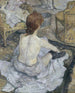 Rousse también conocido como La Toilette - Henri de Toulouse-Lautrec — vista de la obra