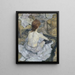 Rousse también conocido como La Toilette - Henri de Toulouse-Lautrec — cuadro enmarcado en la pared