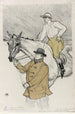 El jockey yendo a la línea de meta - Henri de Toulouse-Lautrec — vista de la obra