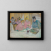 Las damas en el comedor - Henri de Toulouse-Lautrec — cuadro enmarcado en la pared