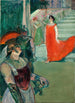 L'opéra Messaline in Bordeaux Messaline descends the staircase lined with extras - Henri de Toulouse-Lautrec — artwork view