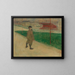 Tristan Bernard at the Buffalo Velodrome - Henri de Toulouse-Lautrec — framed artwork on a wall