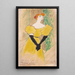 Yvette Guilbert - Henri de Toulouse-Lautrec — cuadro enmarcado en la pared