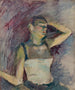 Study of a dancer - Henri de Toulouse-Lautrec — artwork view
