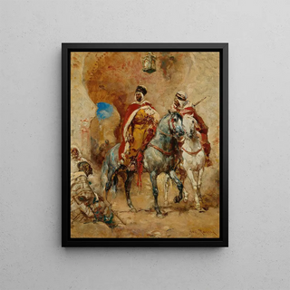 Henri milien Rousseau - Chevaliers Devant La Citadelle.webp