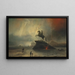 The Bronze Cavalier - Henriette Gudin — framed artwork on a wall