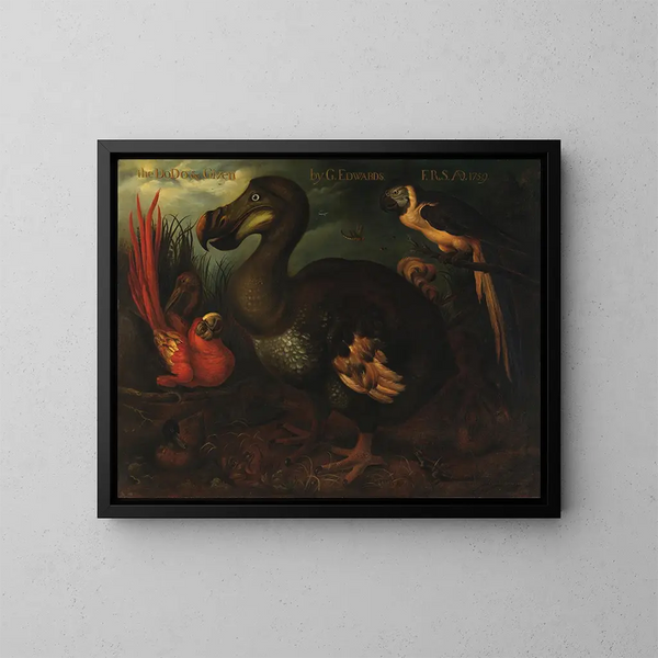 El Dodo y Given - Henrik Grönvold — cuadro enmarcado en la pared