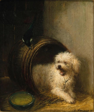Henritte RonnerKnip - A Puppy in a Barrel.webp