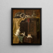 Mauvais comportamiento - Henriette Ronner-Knip — cuadro enmarcado en la pared