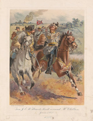Henry Alexander Ogden - Gen JEB Stuarts raid around McClellan June 1862.webp