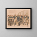 L'adieu de Washington aux officiers - Henry Alexander Ogden — framed artwork on a wall