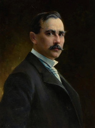 Henry August Schwabe - Portrait of Charles Schreyvogel.webp