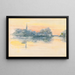 Church and Lake - Henry Bacon — framed artwork on a wall