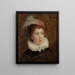 Portrait of a Young Boy - Henry Bacon — framed artwork on a wall
