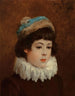 Retrato de una joven - Henry Bacon — vista de la obra