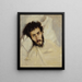 Retrato de un hombre enfermo - Henry Bataille — cuadro enmarcado en la pared