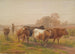 Cows in the landscape - Henry Birtles — artwork view