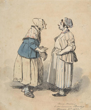 Henry Bonaventure Monnier - The Two Gossips Les Deux Commres.webp