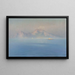 Capri, costa escarpada vista al mar - Henry Brokman — cuadro enmarcado en la pared