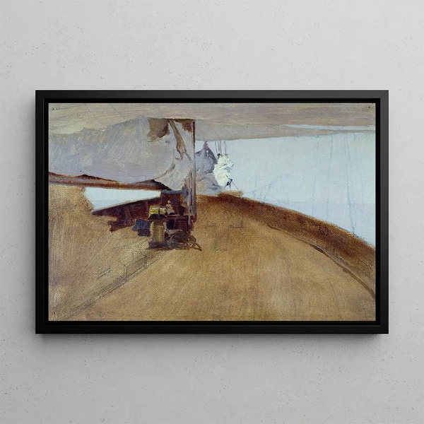 Pont avant de l'Alda - Henry Brokman — cuadro enmarcado en la pared