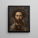 Self-portrait Painting - Henry Cros — framed artwork on a wall