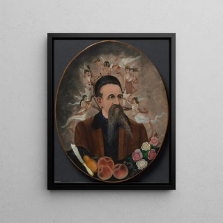 Henry Church - SelfPortrait with Five Muses.webp