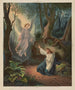 Biblical scene of Christ with an angel - Henry Crone — artwork view